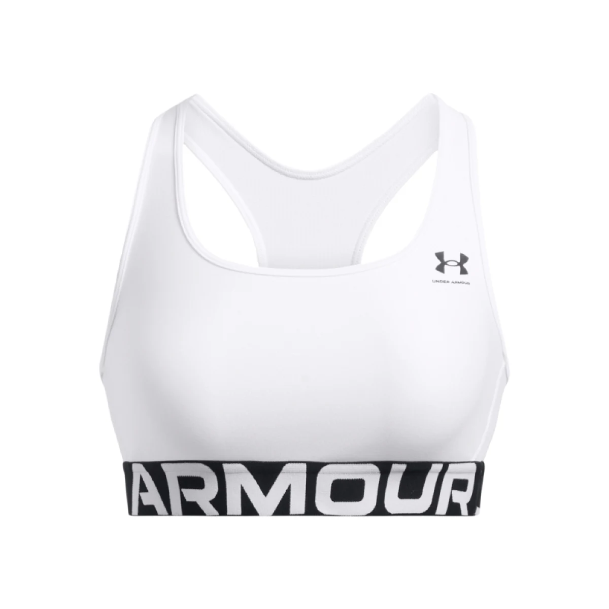 Dámska tréningová športová podprsenka UNDER ARMOUR UA HG Mid Branded-WHT · záber 5