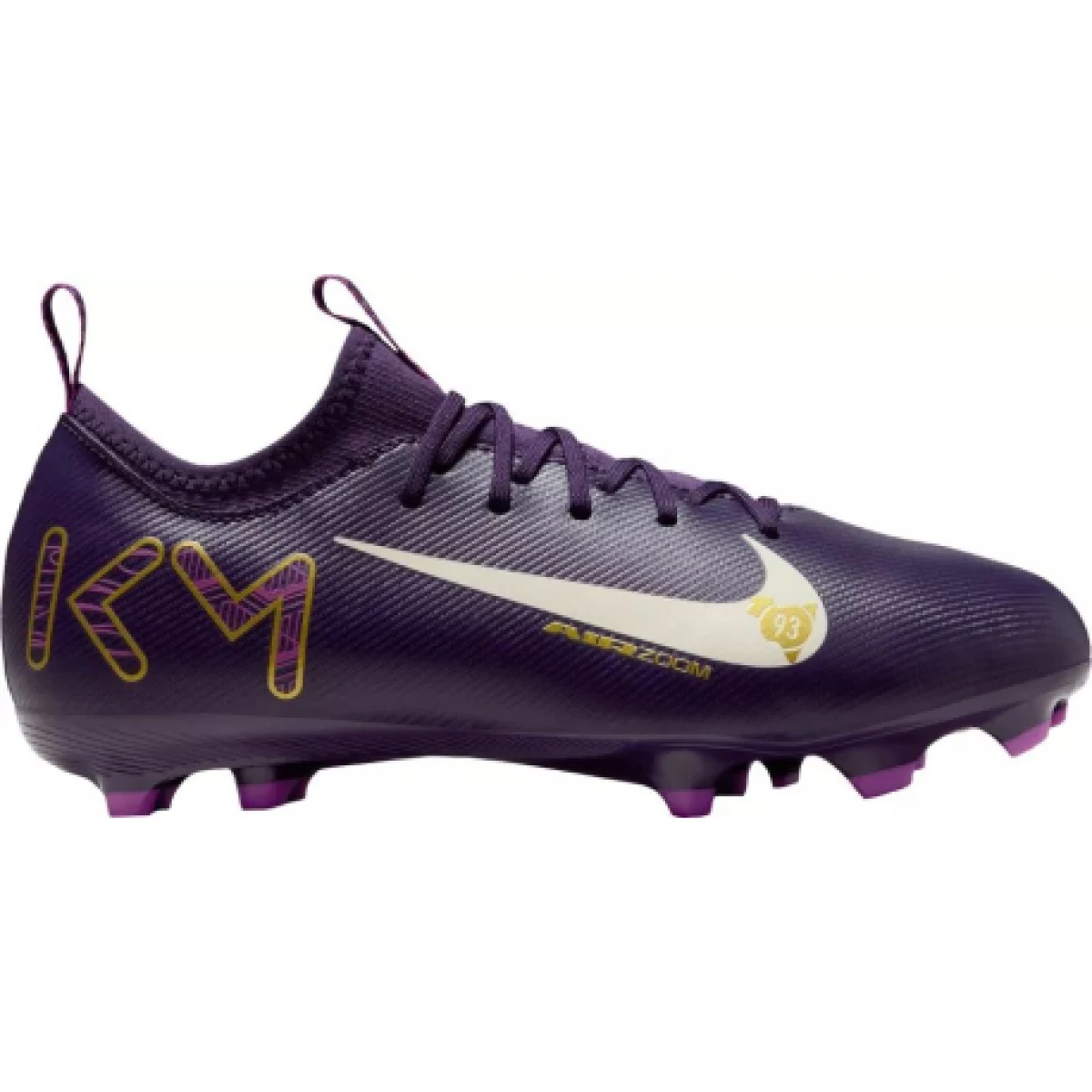 Chlapčenské futbalové kopačky outdoorové NIKE Mercurial Vapor 16 Academy KM Jr FG MG grand purple pale ivory · záber 1