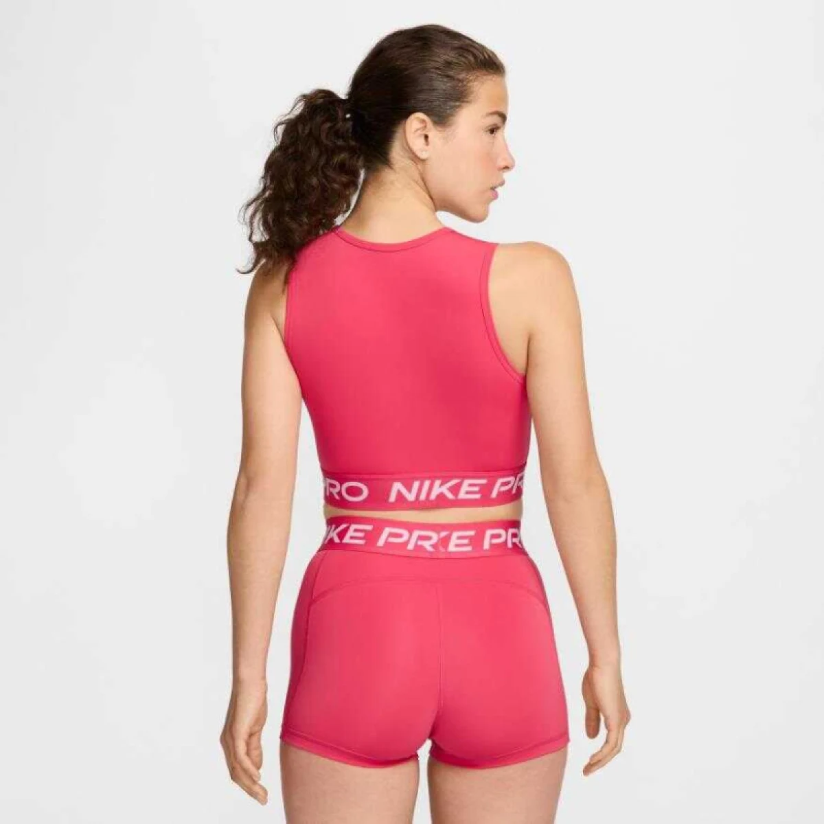 Dámske tréningové tričko s krátkym rukávom NIKE PRO DF 365 CROP TANK-629 ASTER PINK WHITE · záber 3