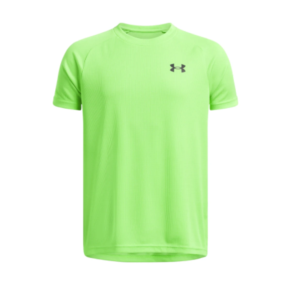 Chlapčenské tréningové tričko s krátkym rukávom UNDER ARMOUR UA Tech Textured SS-GRN · záber 1