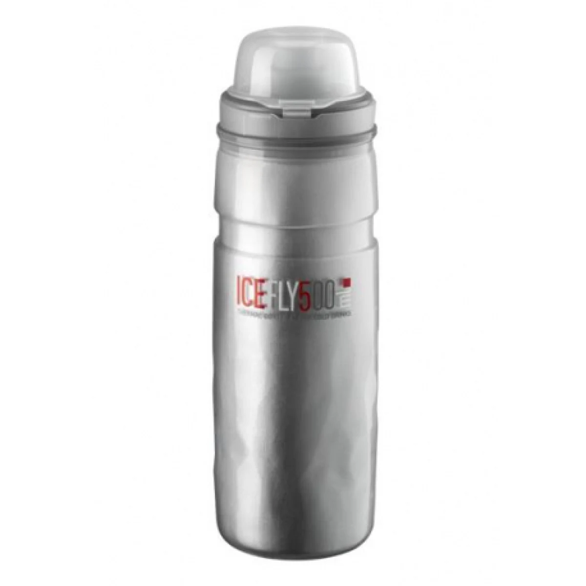 Fľaša na bicykel ELITE ICE FLY transparentná 500ml · záber 1