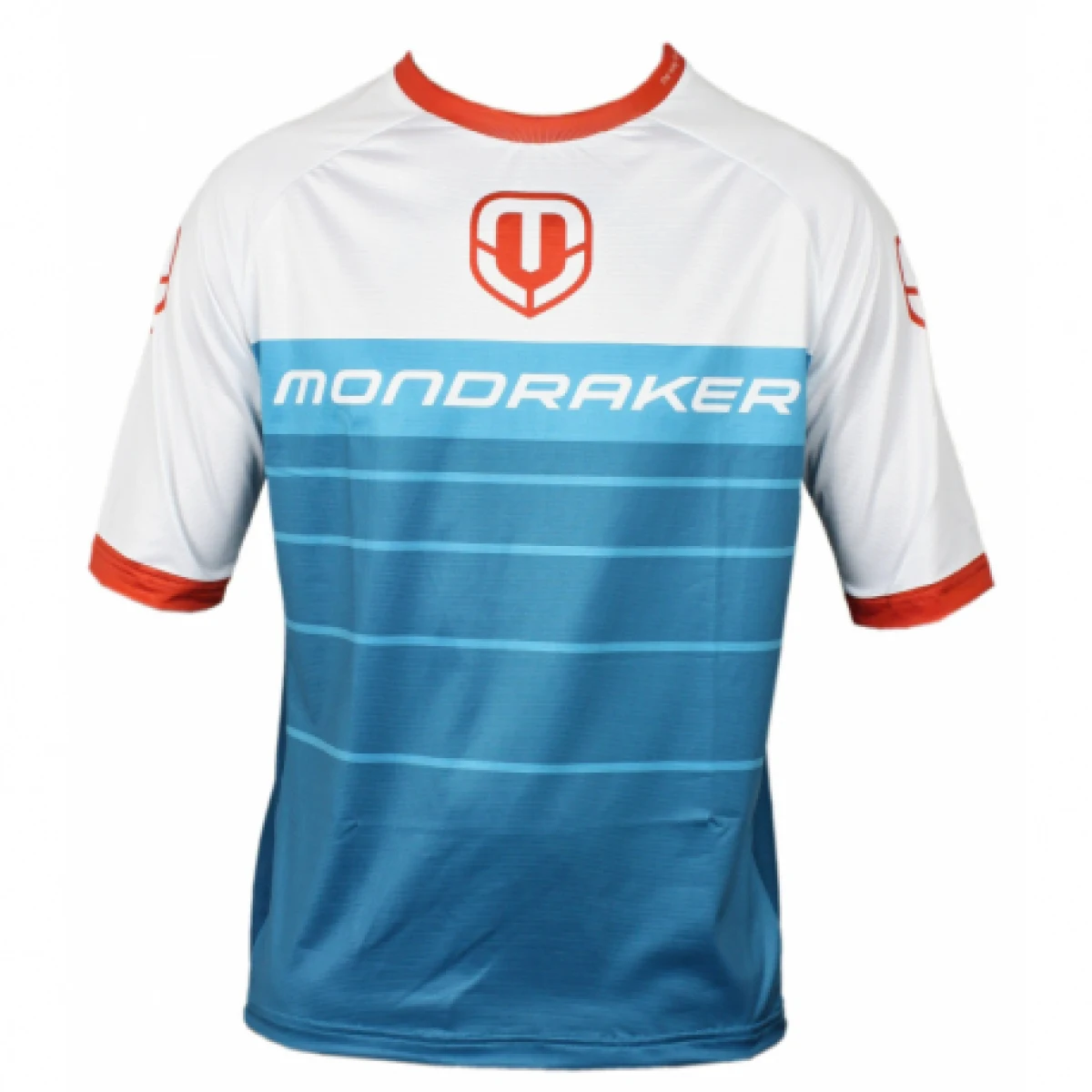Cyklistický dres s krátkym rukávom MONDRAKER Enduro Trail Jersey short, petrol white red · záber 1