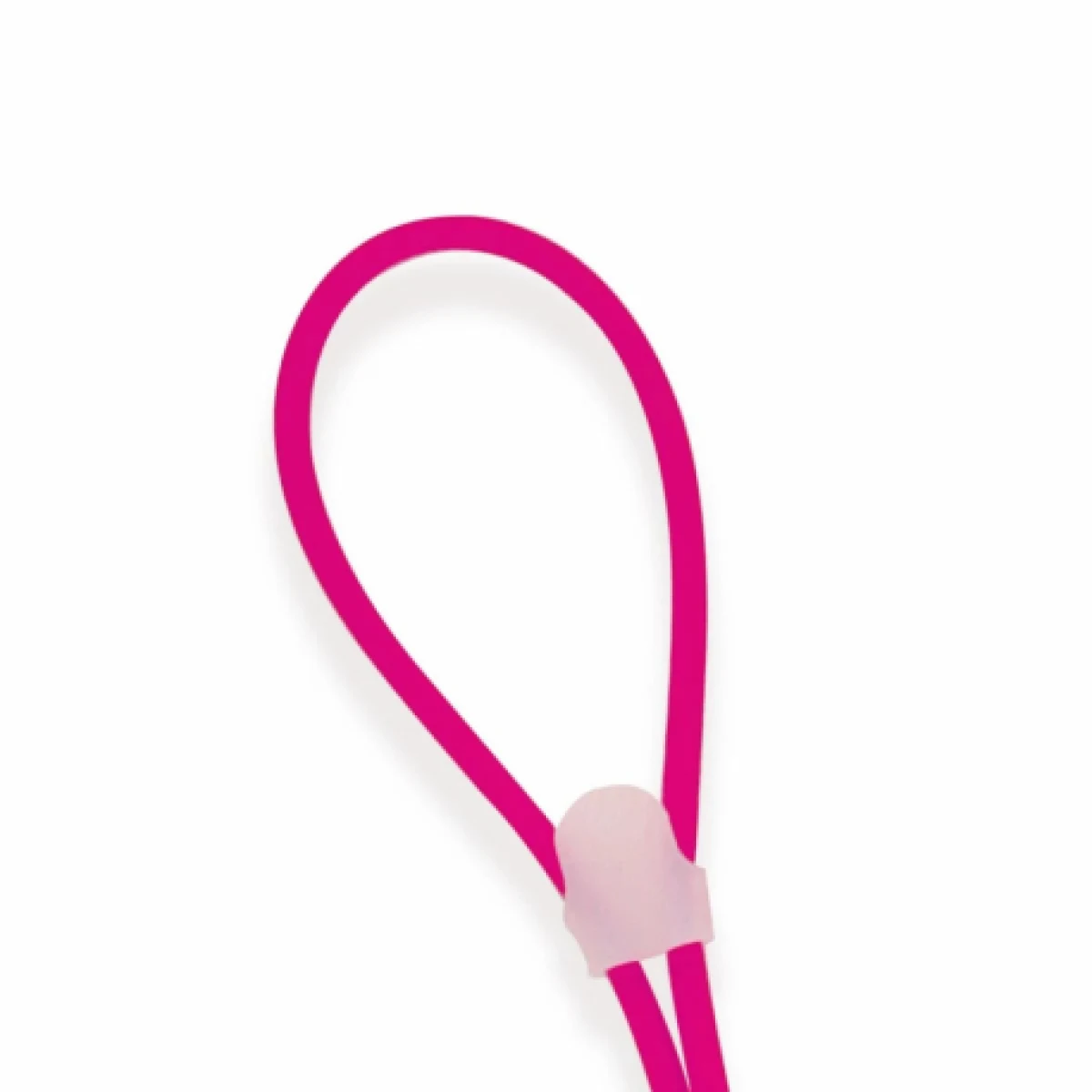 Šnúrka na okuliare CENTROSTYLE Silicon cord stopper zipp M - pink · záber 1