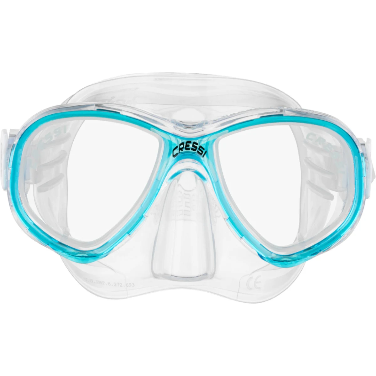 Potápačská maska CRESSI PERLA JR MASK CLEAR AQUAMARINE · záber 2
