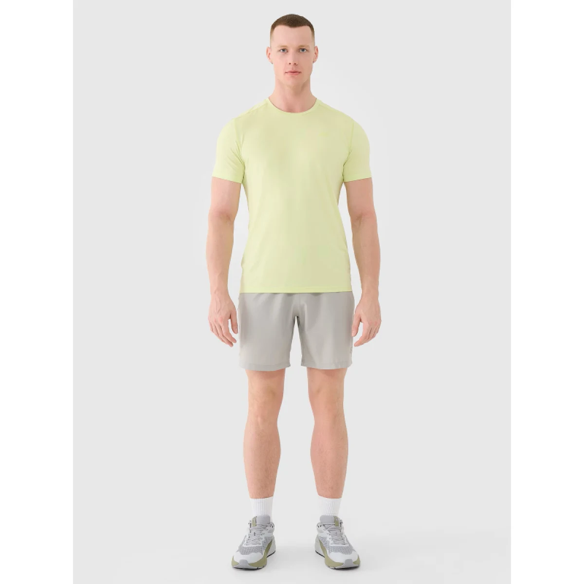 Pánske tréningové tričko s krátkym rukávom 4F TSHIRT FNK M1343-45S-CANARY GREEN · záber 4