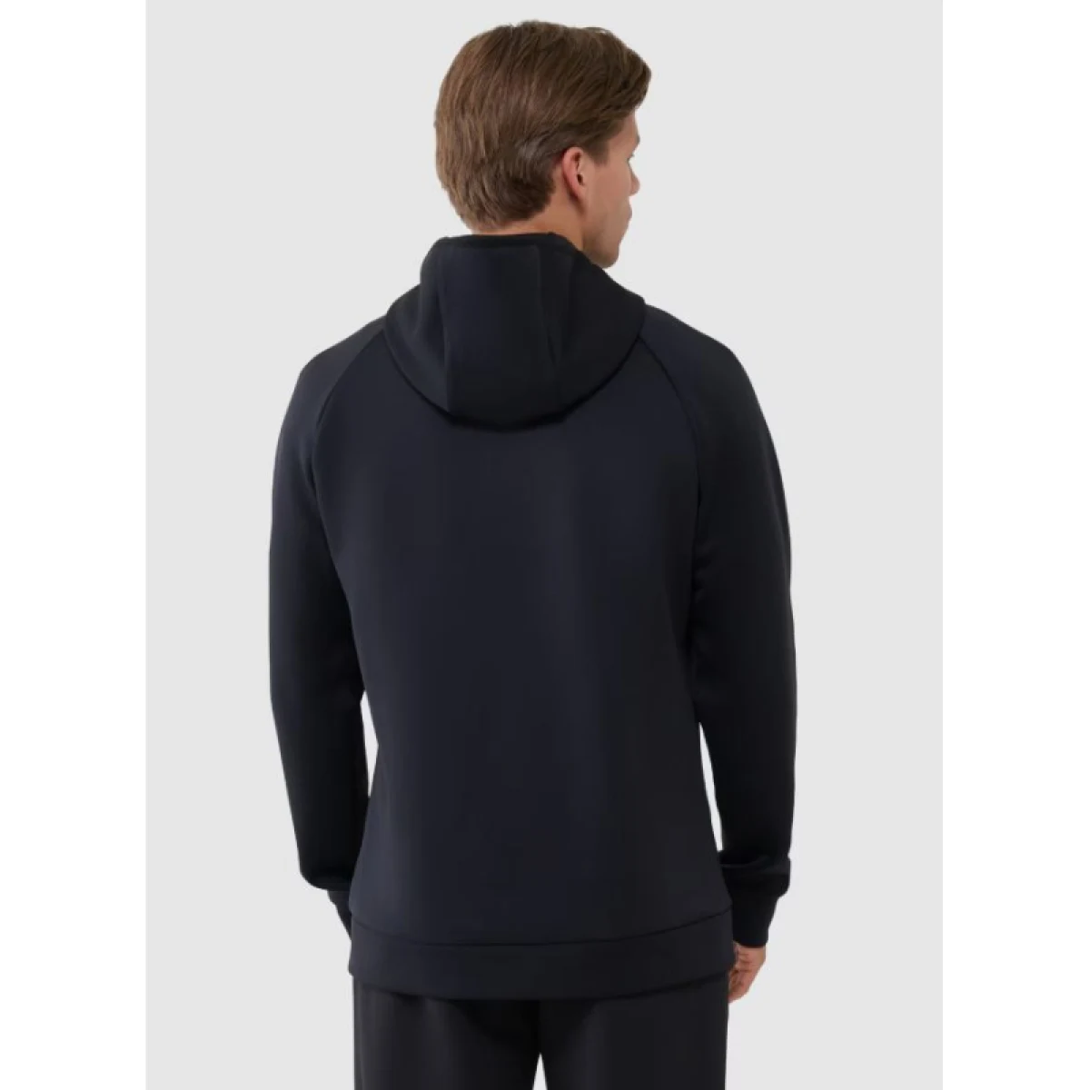 Pánska mikina s kapucňou 4F SWEATSHIRT FNK M457-20S-DEEP BLACK · záber 4