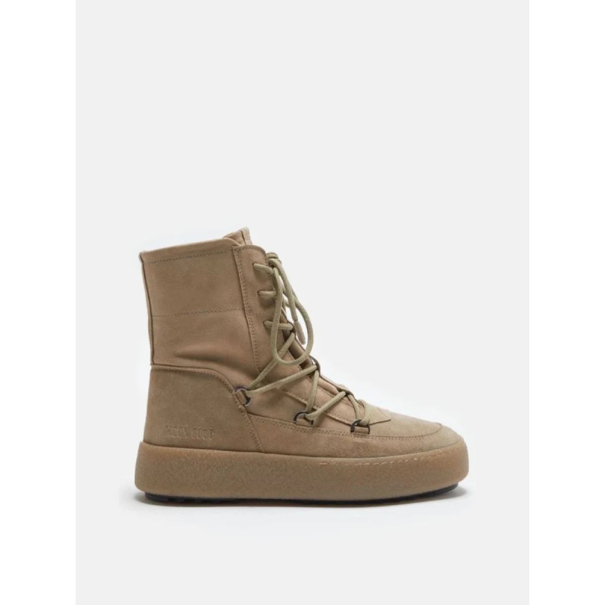 Pánske vysoké zimné topánky MOON BOOT MTRACK LACE SUEDE, 002 sand · záber 2
