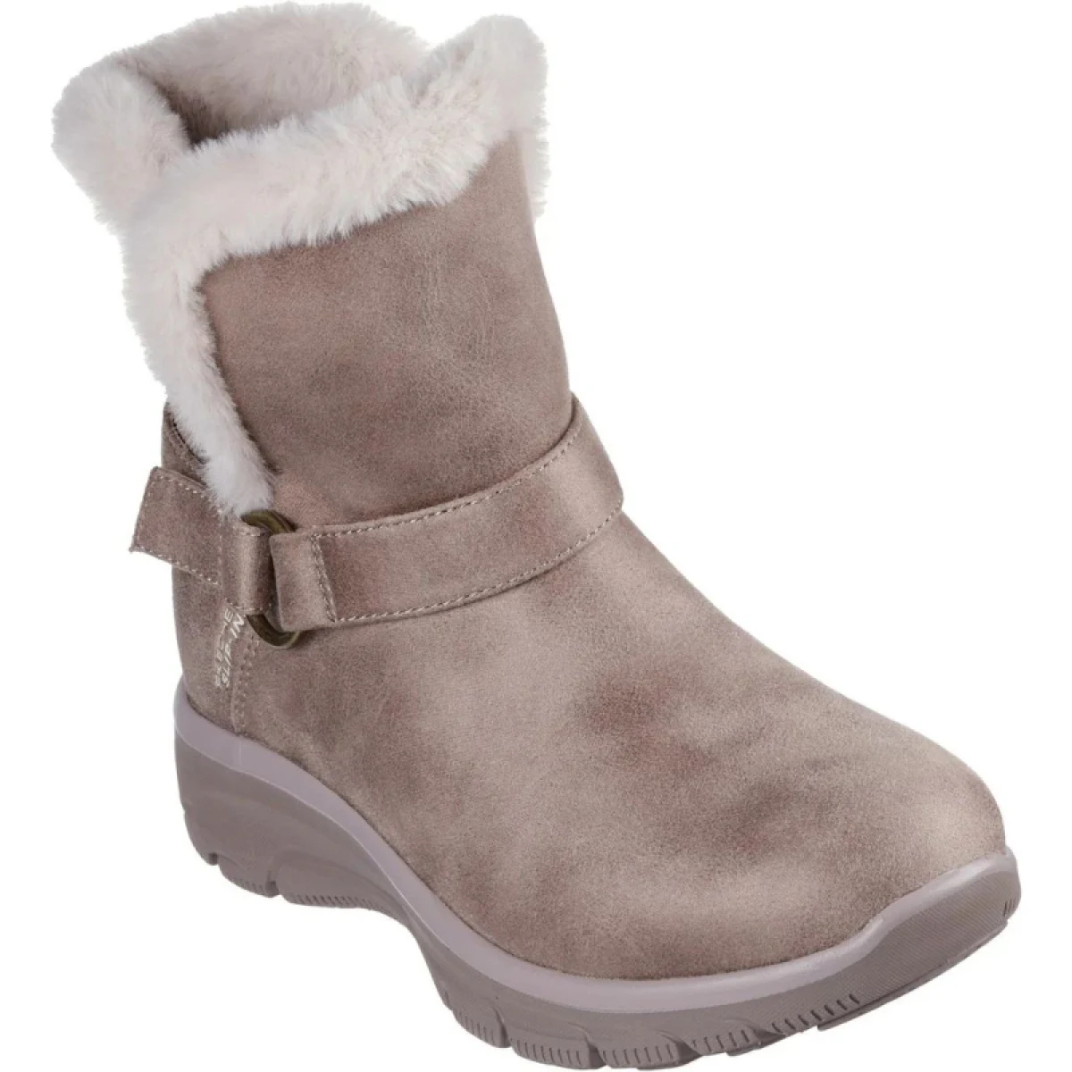 Dámske členkové zimné topánky SKECHERS Easy Going Dreamer dark taupe · záber 2