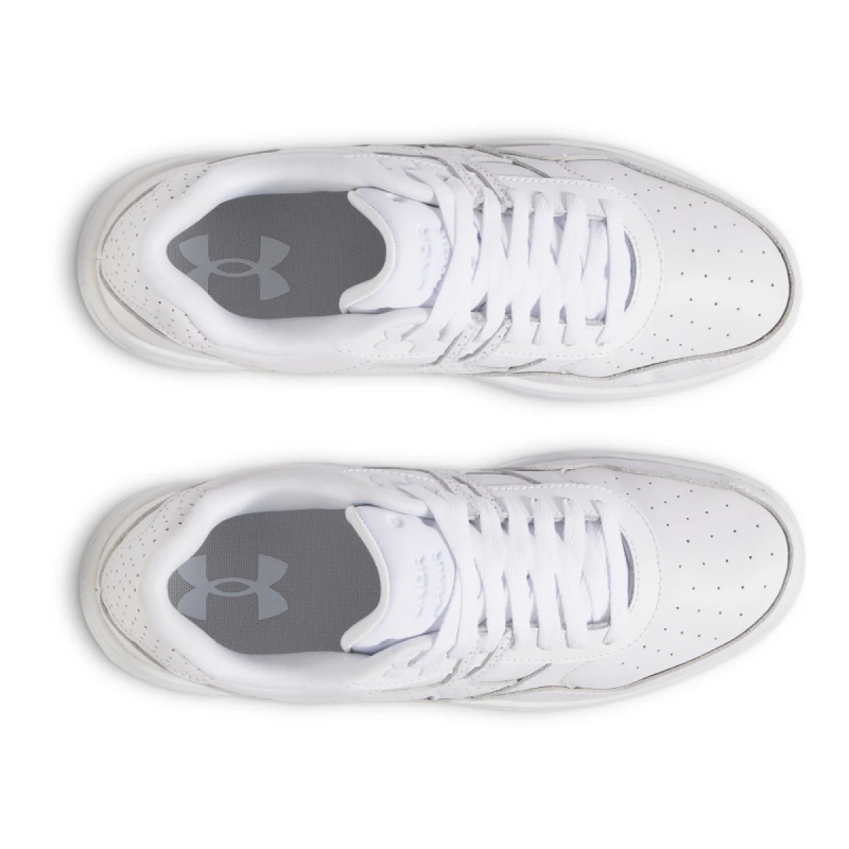 Pánska rekreačná obuv UNDER ARMOUR UA Court 96 white white white · záber 4