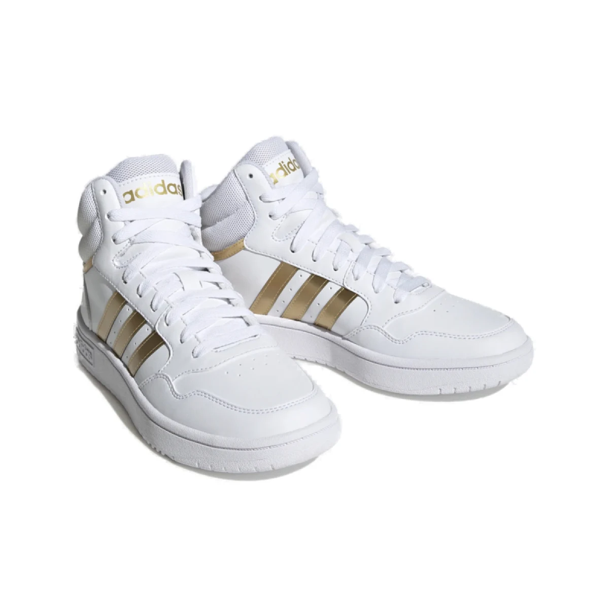 Dámska rekreačná obuv ADIDAS Hoops 3.0 Mid cloud white cloud white grey two · záber 5