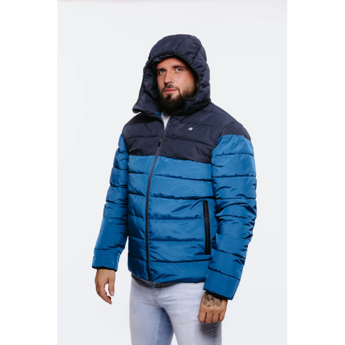 Pánska bunda AUTHORITY CJ-METRO blue melange · záber 5
