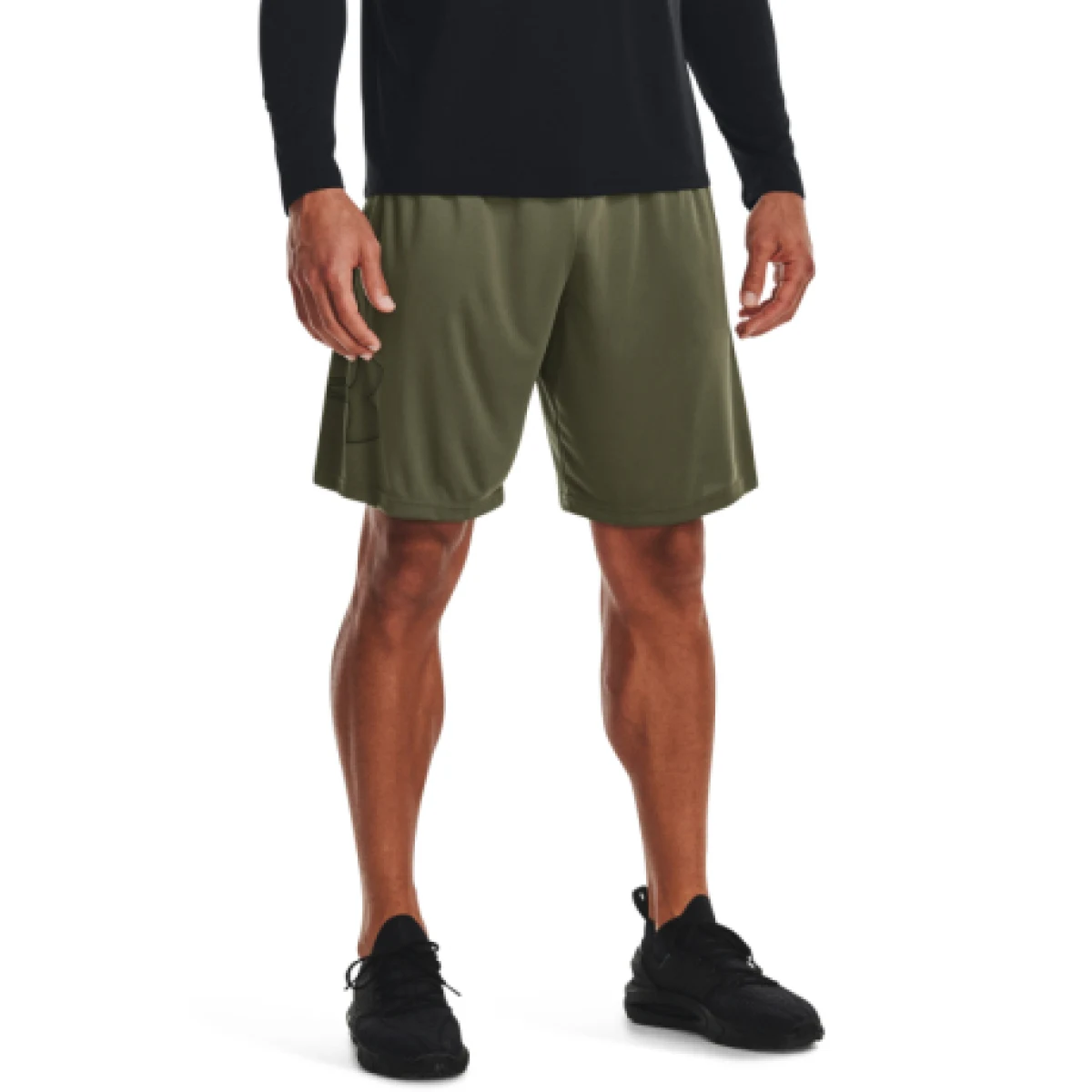 Pánske tréningové kraťasy UNDER ARMOUR UA TECH GRAPHIC SHORT-GRN · záber 1