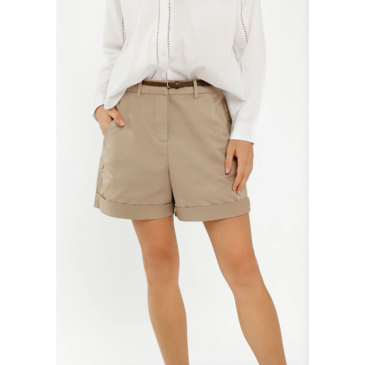 Dámske kraťasy VOLCANO AGO-102-BEIGE · záber 3