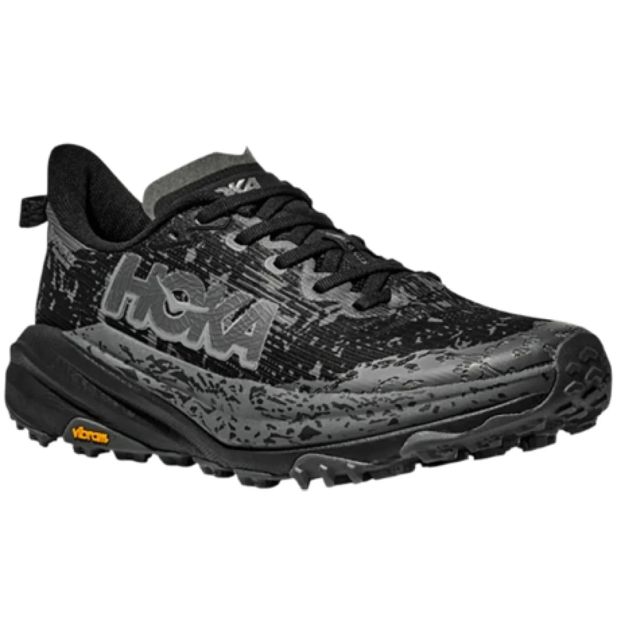 Dámska bežecká trailová obuv HOKA Speedgoat 6 GTX W black outer orbit · záber 1