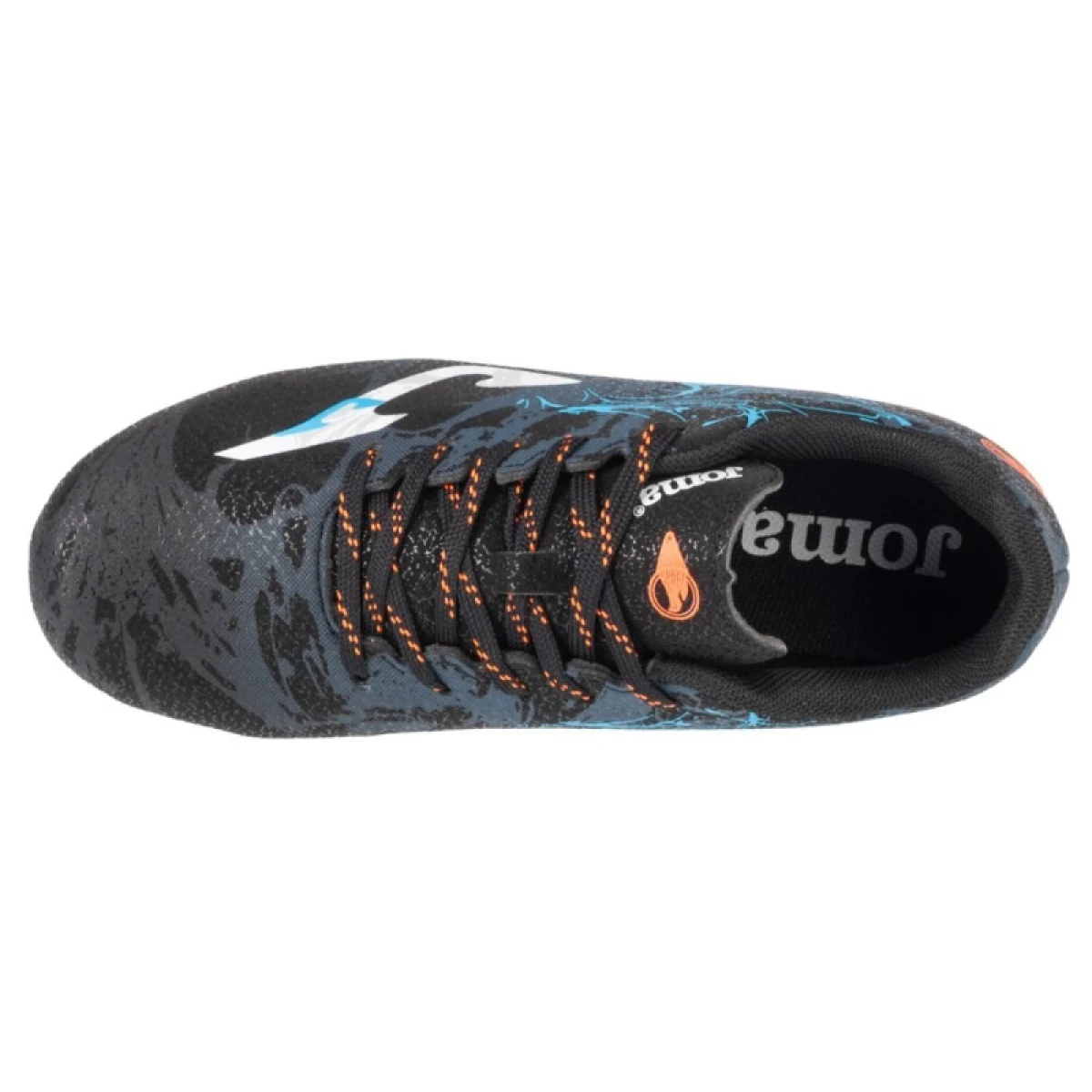 Chlapčenské futbalové kopačky outdoorové JOMA Super Copa Jr FG black turquoise · záber 3