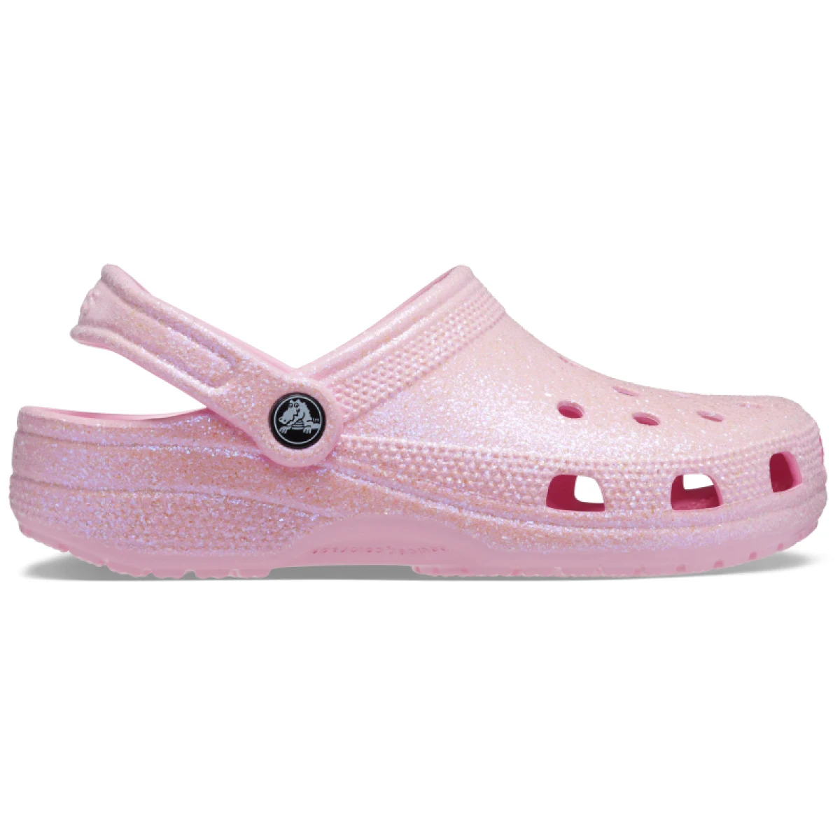 Kroksy (rekreačná obuv) CROCS Classic Glitter Clog flamingo · záber 2