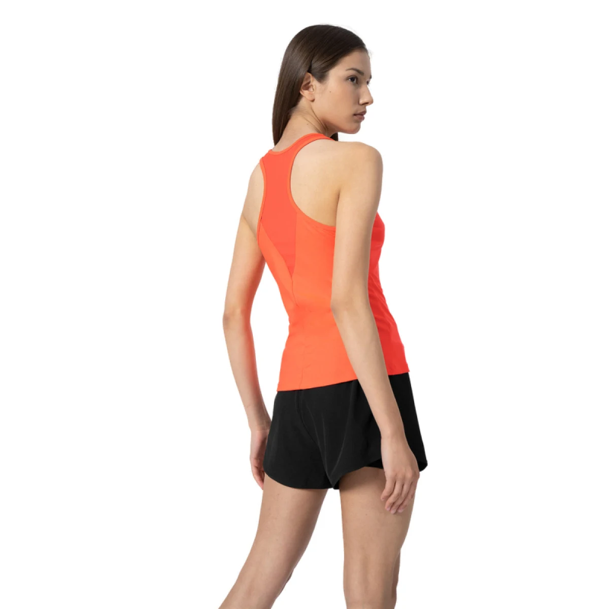 Dámske tréningové tielko 4F TSHIRT FNK F153-62N-RED NEON · záber 2