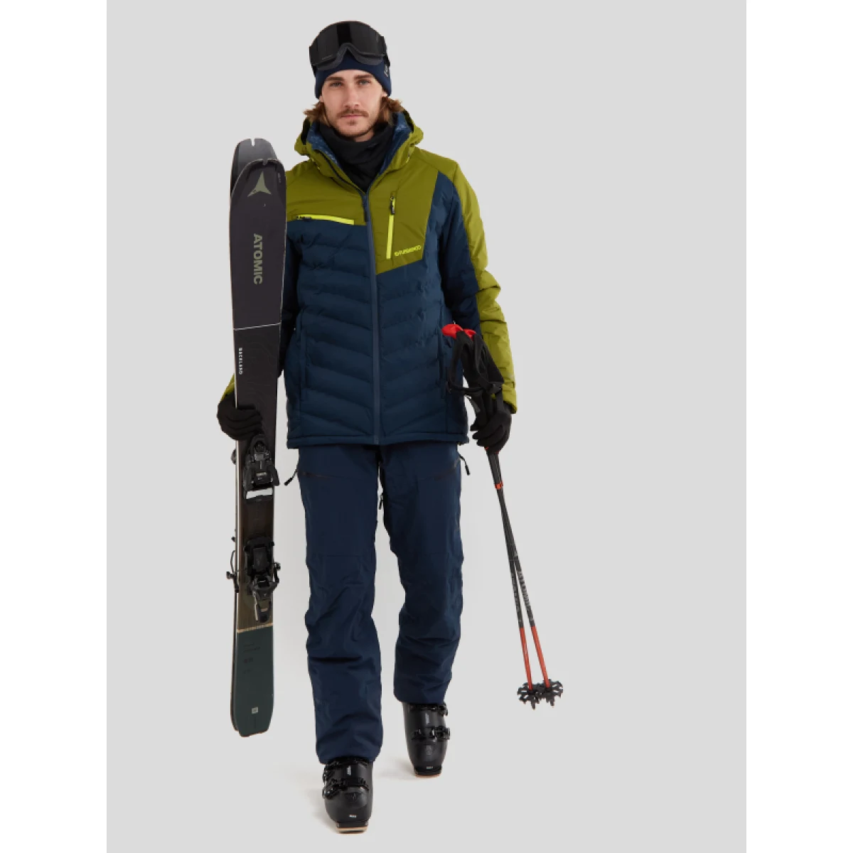 Pánska lyžiarska bunda FUNDANGO Willow Padded Jacket-565-moss · záber 5
