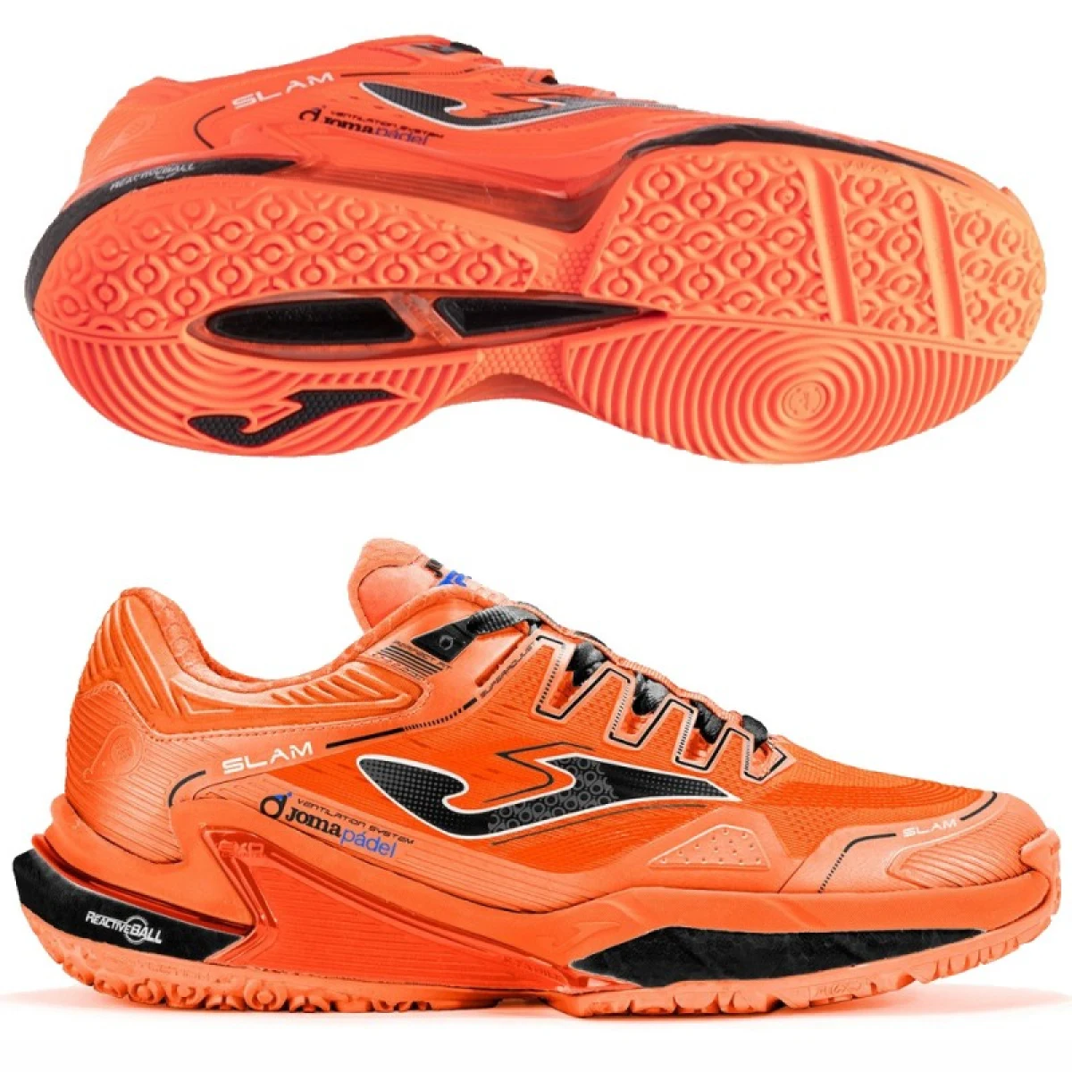 Pánska halová obuv JOMA Slam 2408 M orabge black · záber 3