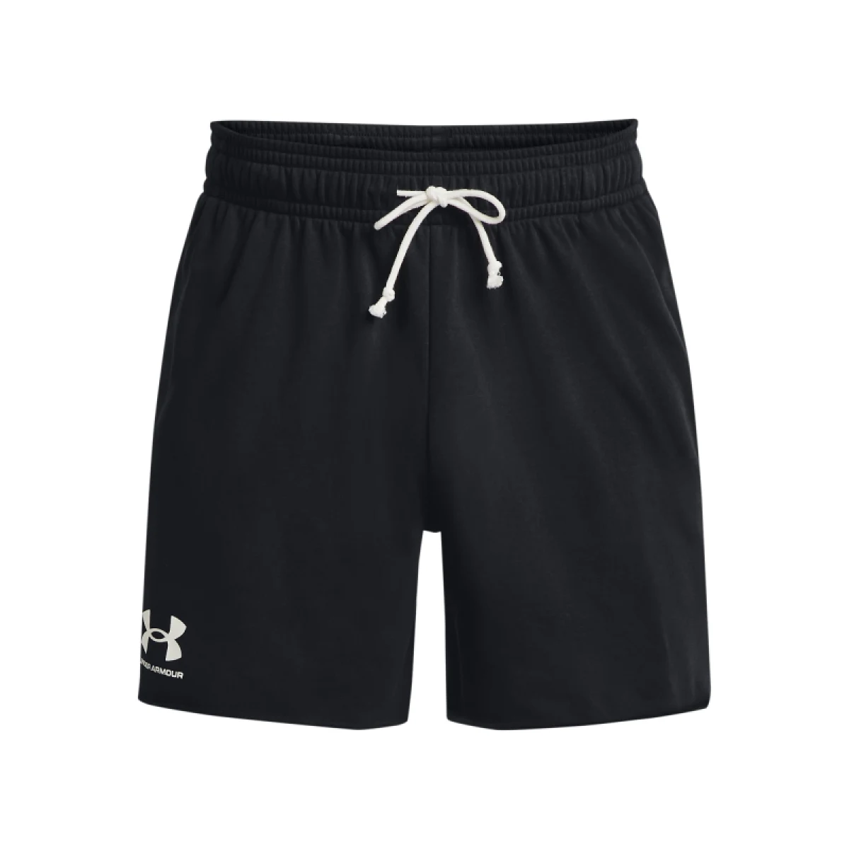 Pánske teplákové kraťasy UNDER ARMOUR UA Rival Terry 6in Short-BLK · záber 5