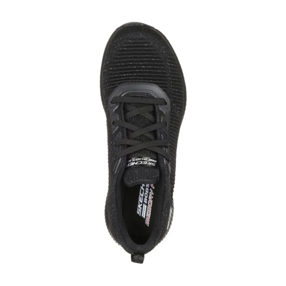 Dámska rekreačná obuv SKECHERS Bobs Sport Squad Total Glam black silver · záber 4