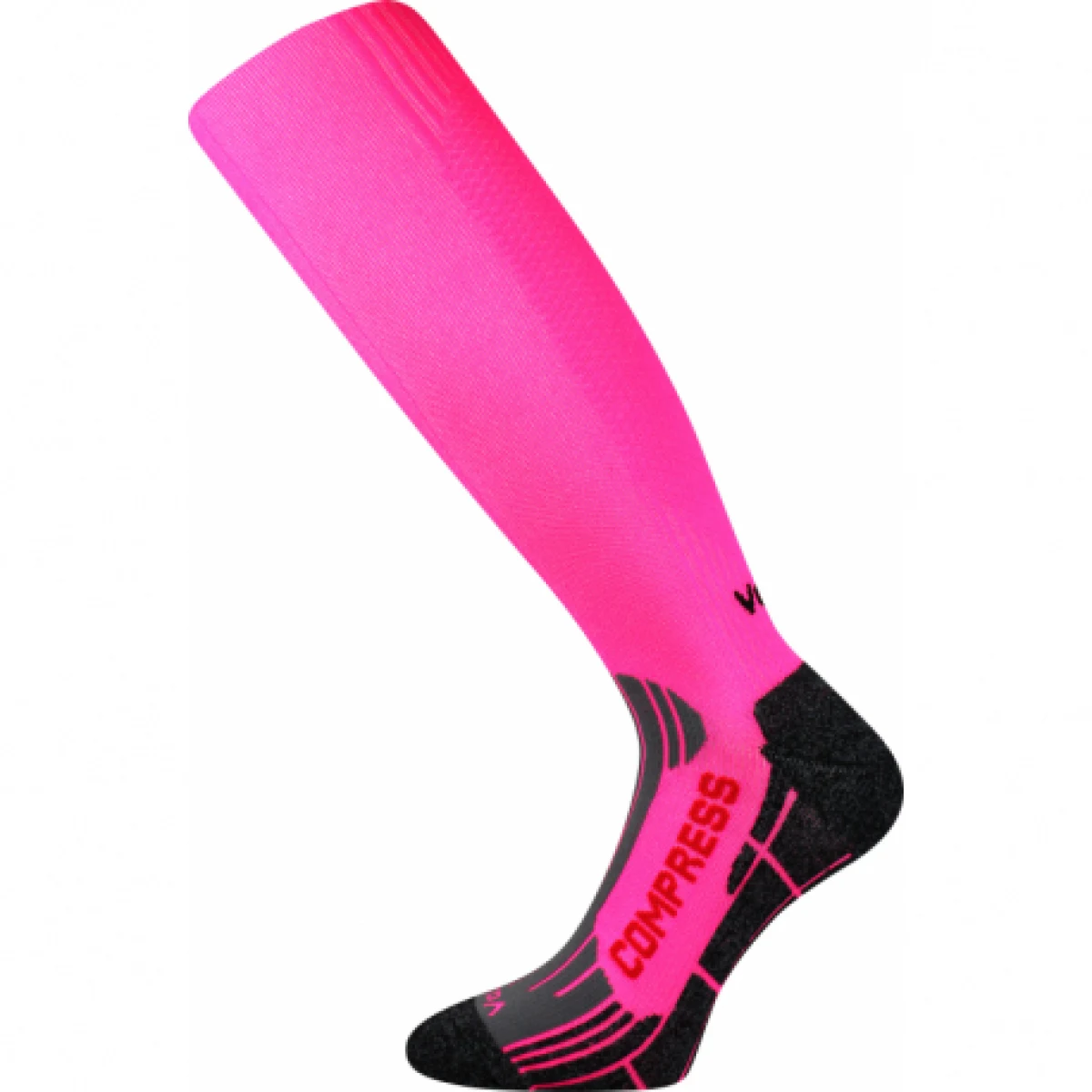 Dámske bežecké kompresné podkolienky VOXX 1 PACK-Flex-neon pink · záber 1