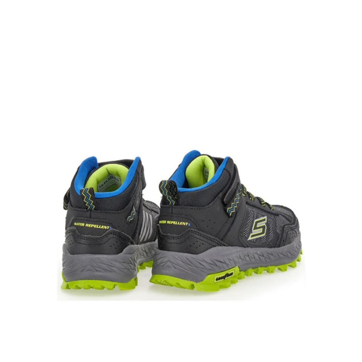 Chlapčenská členková turistická obuv SKECHERS Fuse Tread Trekor black lime · záber 5