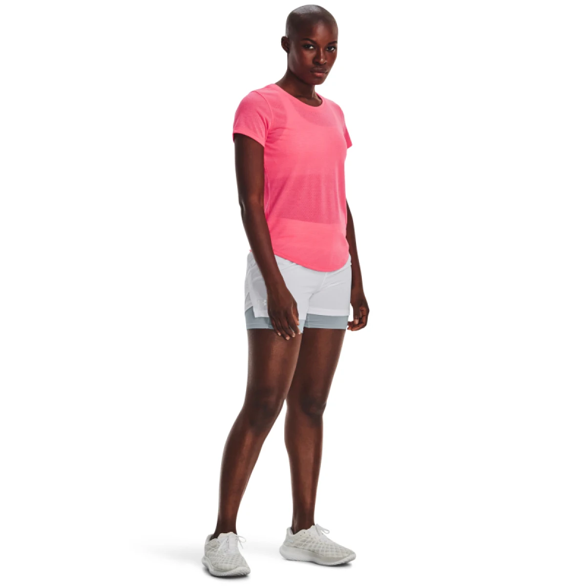Dámske bežecké tričko s krátkym rukávom UNDER ARMOUR UA Streaker SS-PNK · záber 3