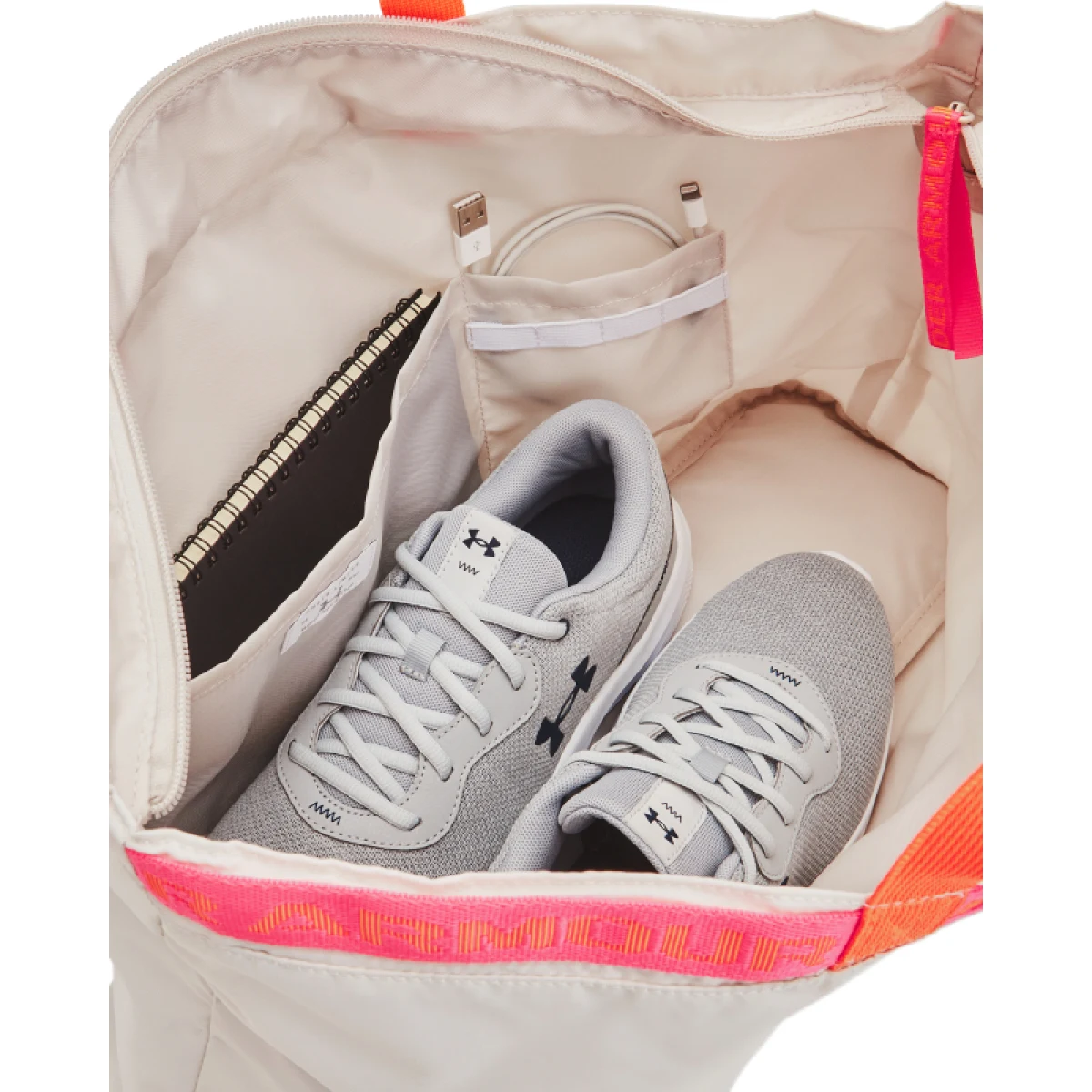 Dámska taška cez rameno UNDER ARMOUR UA Favorite Tote-GRY 1369214-959 · záber 5