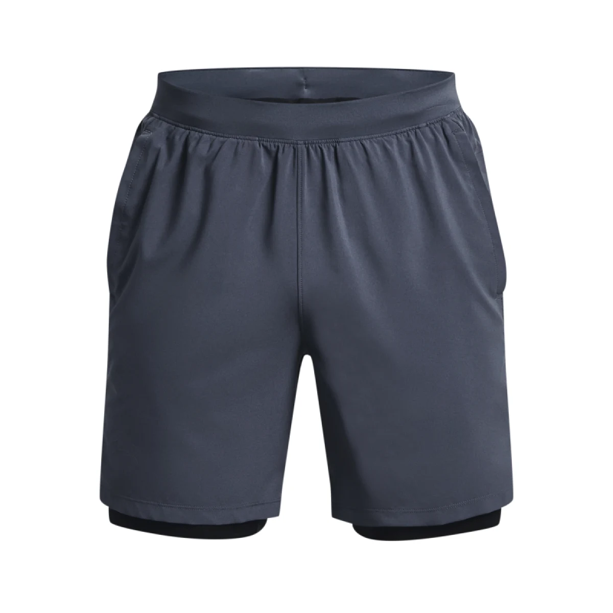 Pánske bežecké kraťasy UNDER ARMOUR UA LAUNCH 7 inch 2-IN-1 SHORT-GRY · záber 4