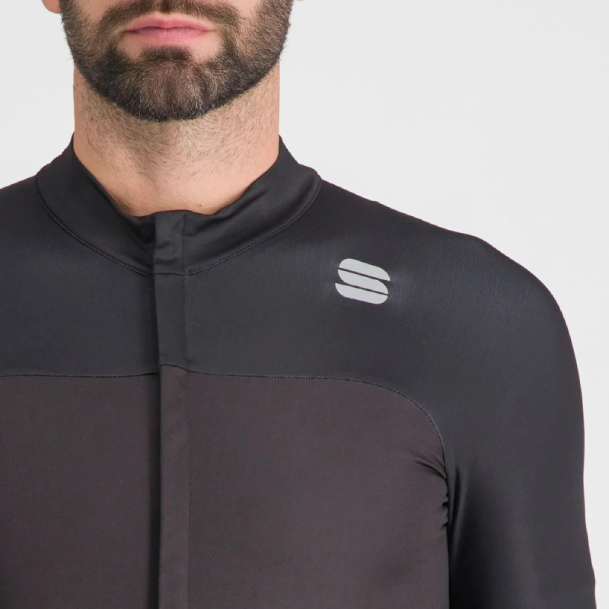 Pánsky cyklistický dres s dlhým rukávom SPORTFUL Bodyfit pro jersey, black galaxy blue · záber 4