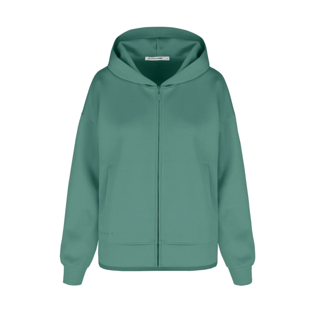 Dámska mikina so zipsom VOLCANO FLORENCE-603-TURQUOISE · záber 5
