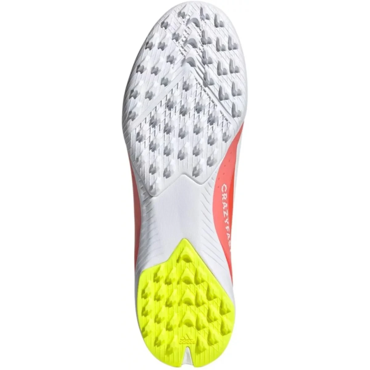 Pánske futbalové kopačky turfy ADIDAS X Crazyfast League LL M TF solar red white solar yellow · záber 5