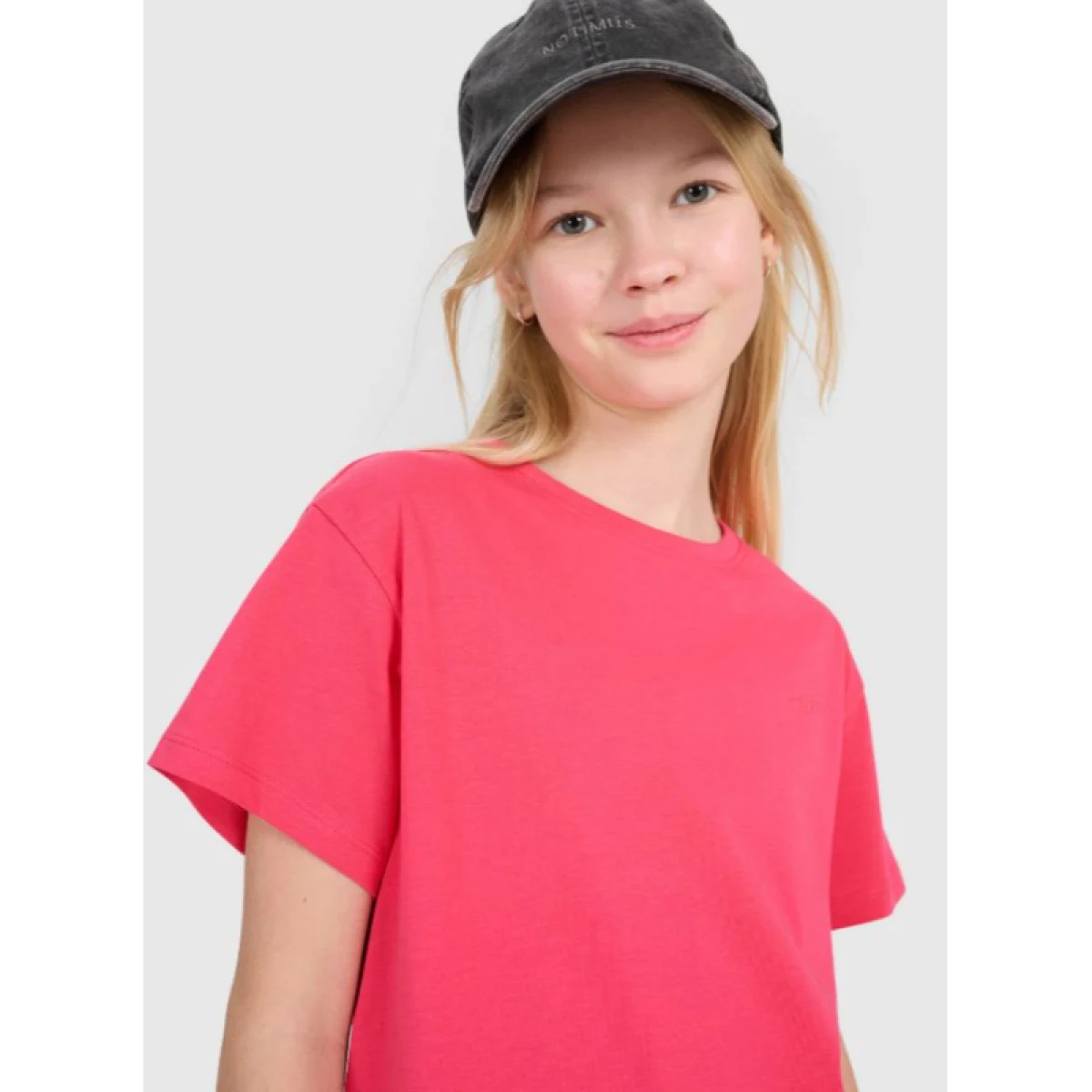 Dievčenské tričko s krátkym rukávom 4F JUNIOR TSHIRT F2326-55S-HOT PINK · záber 2