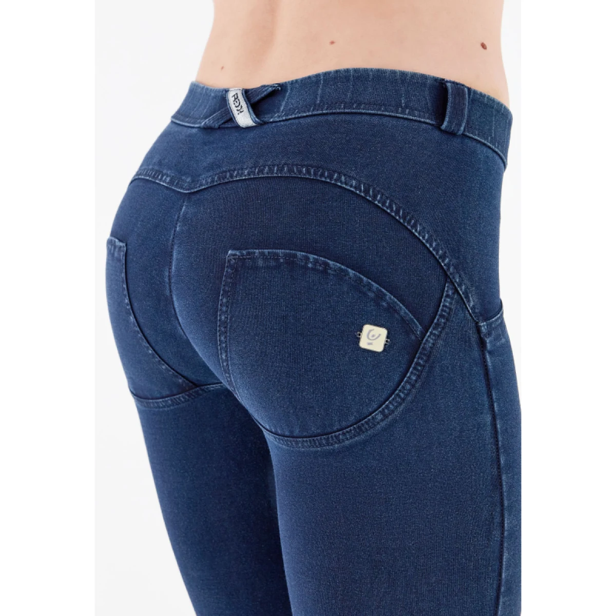 Dámske jeggings nohavice FREDDY WR.UP® skinny push up organic cotton jeggings-Blue · záber 4