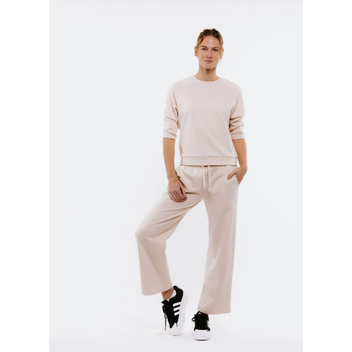 Dámske tepláky AUTHORITY TP-LINA W wide beige · záber 4