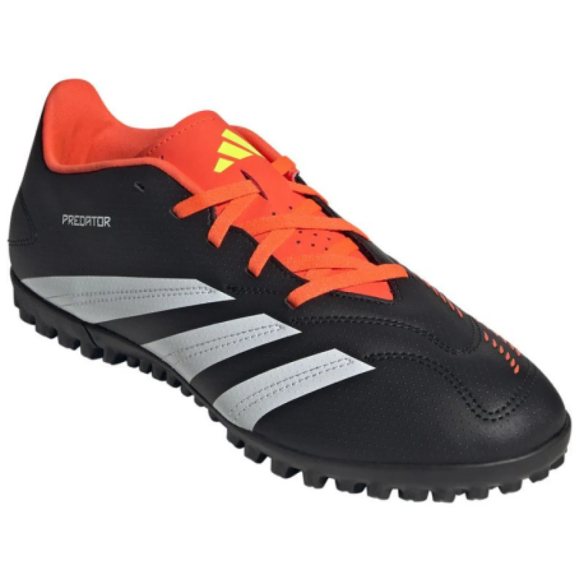 Pánske futbalové kopačky turfy ADIDAS Predator Club M TF core black cloud white solar red · záber 1