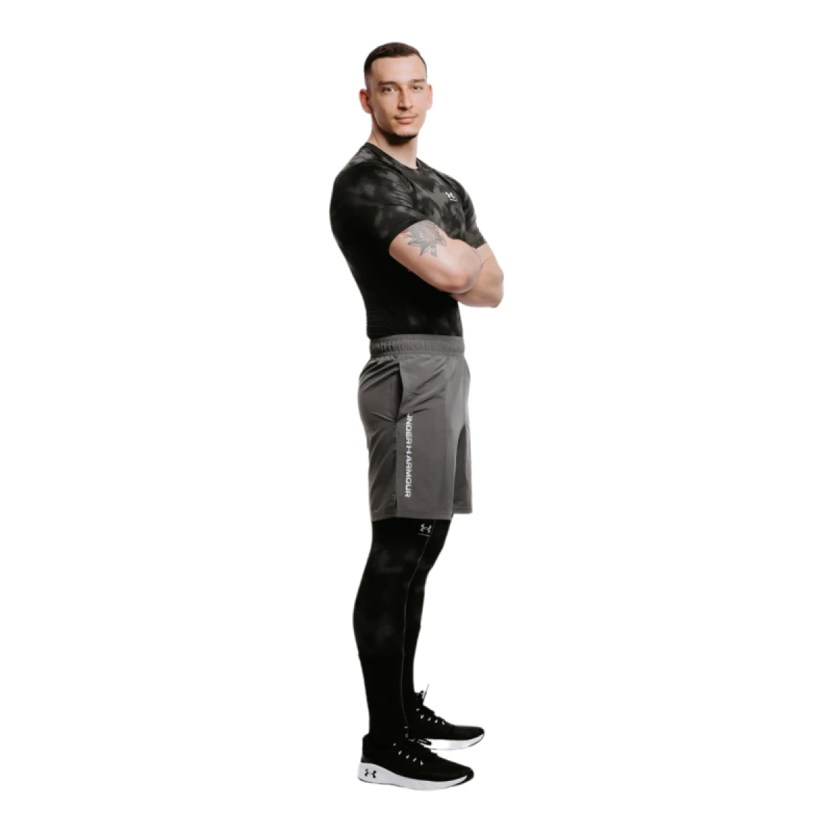 Pánske tréningové kraťasy UNDER ARMOUR UA Woven Wdmk Shorts-GRY · záber 3
