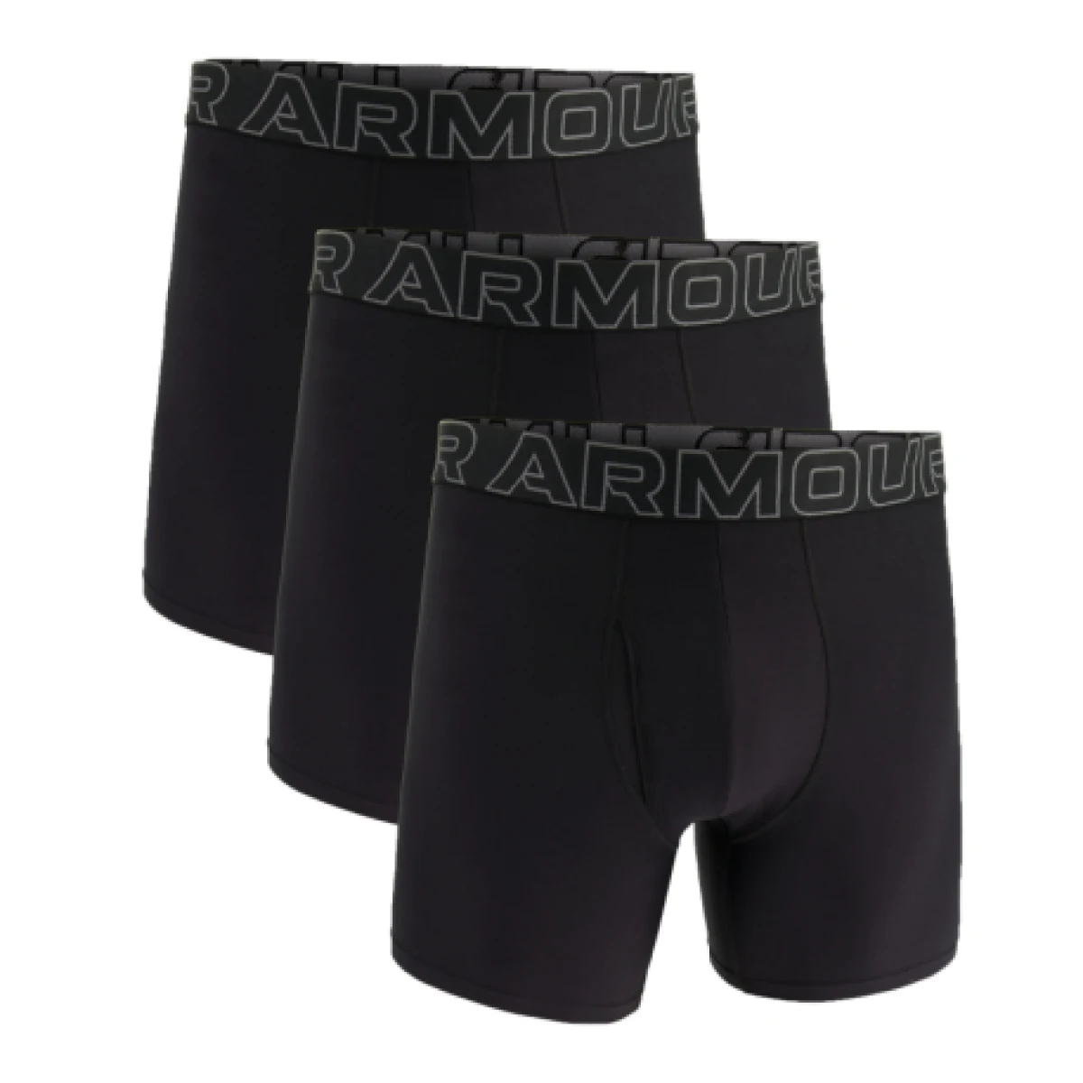 Pánske boxerky UNDER ARMOUR 3 PACK-UA PERFORMANCE TECH- SOLID 6in-BLK · záber 1