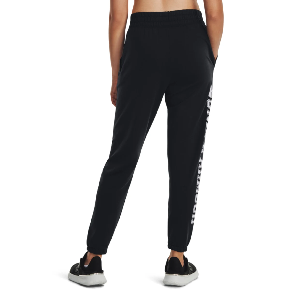 Dámske tepláky UNDER ARMOUR UA Rival Terry Graphic Jogr-BLK · záber 3