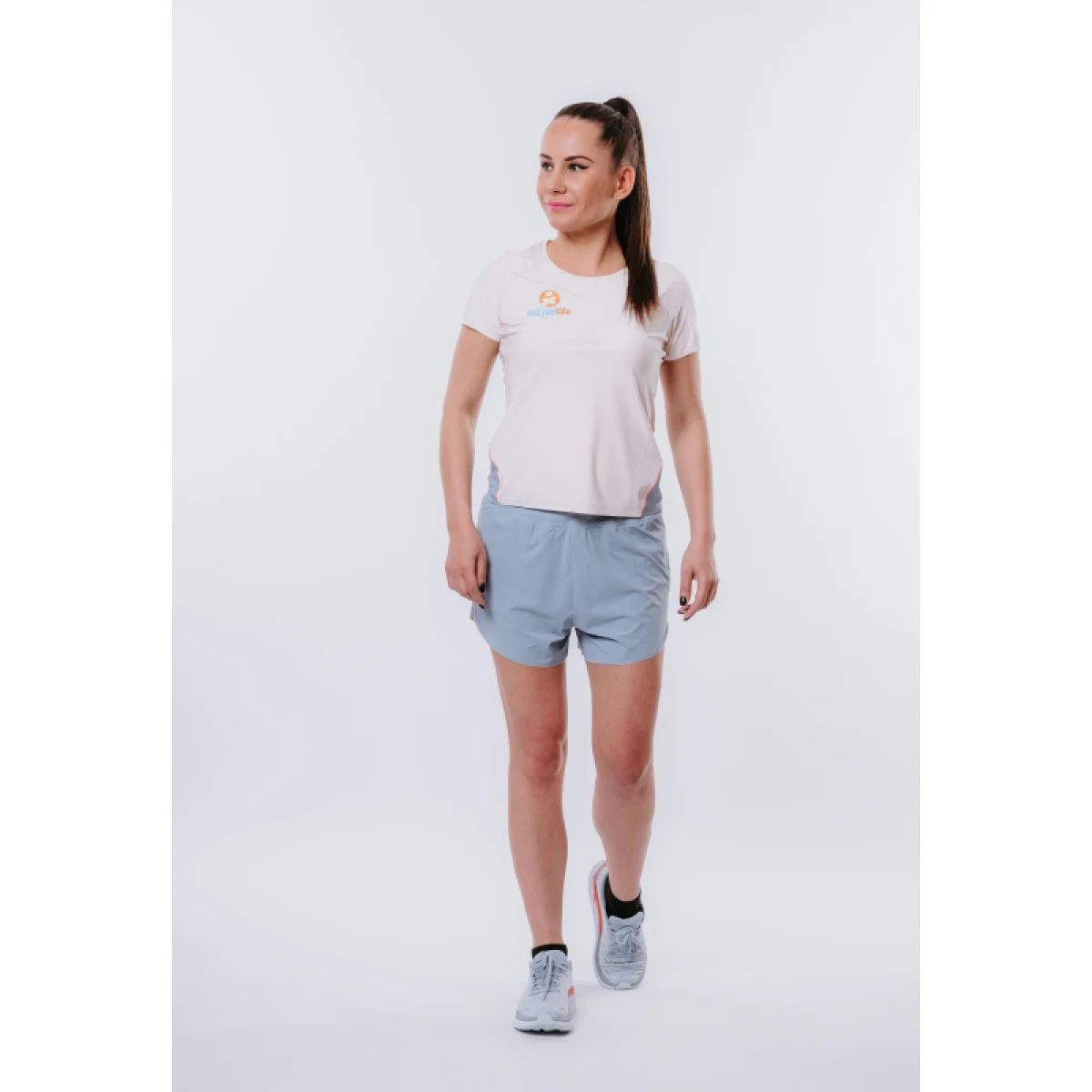 Dámske bežecké kraťasy ANTA Shorts-WOMEN-862125506-1-Pale Aqua Blue · záber 2