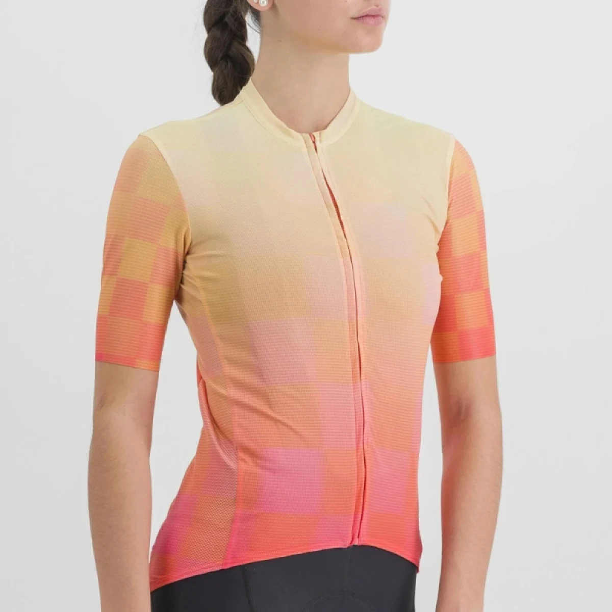 Dámsky cyklistický dres s krátkym rukávom SPORTFUL Rocket w jersey, pompelmo pale lime · záber 4