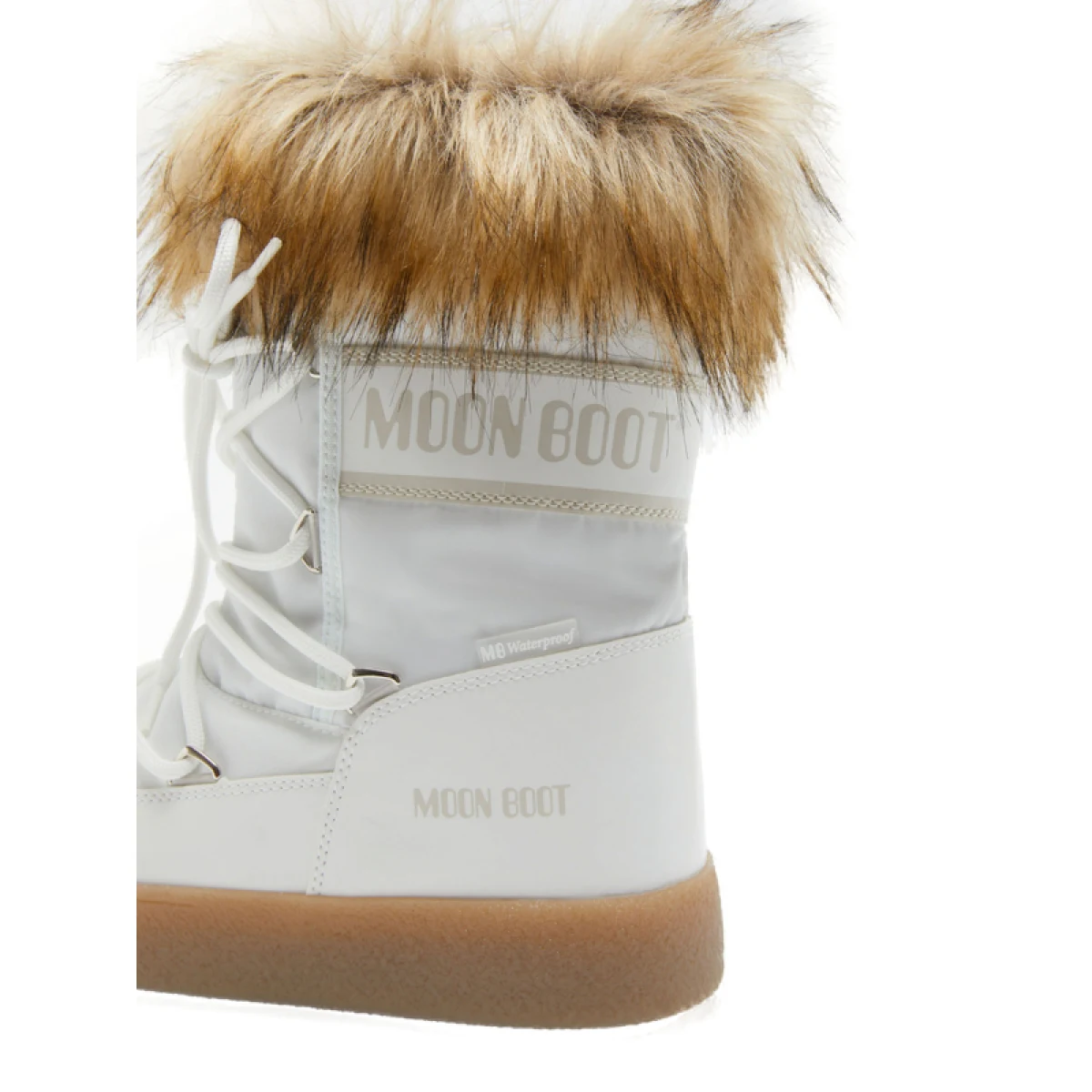 Dámske členkové zimné topánky MOON BOOT LTRACK MONACO LOW WP, 002 white · záber 4