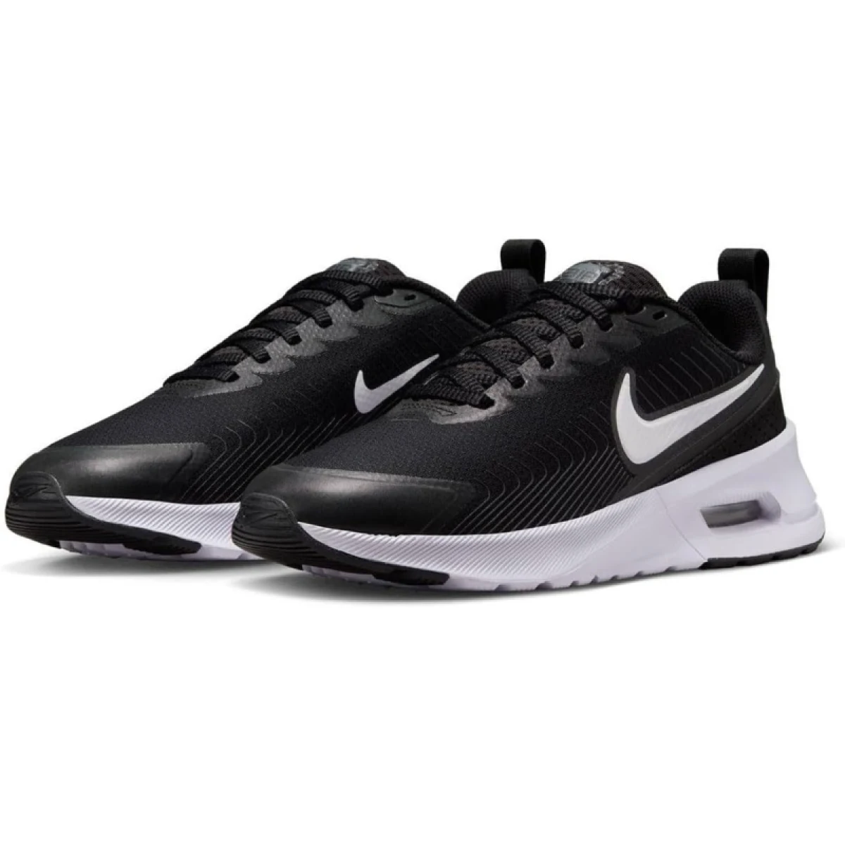 Dámska rekreačná obuv NIKE Air Max Nuaxis black white dark grey comet red · záber 5