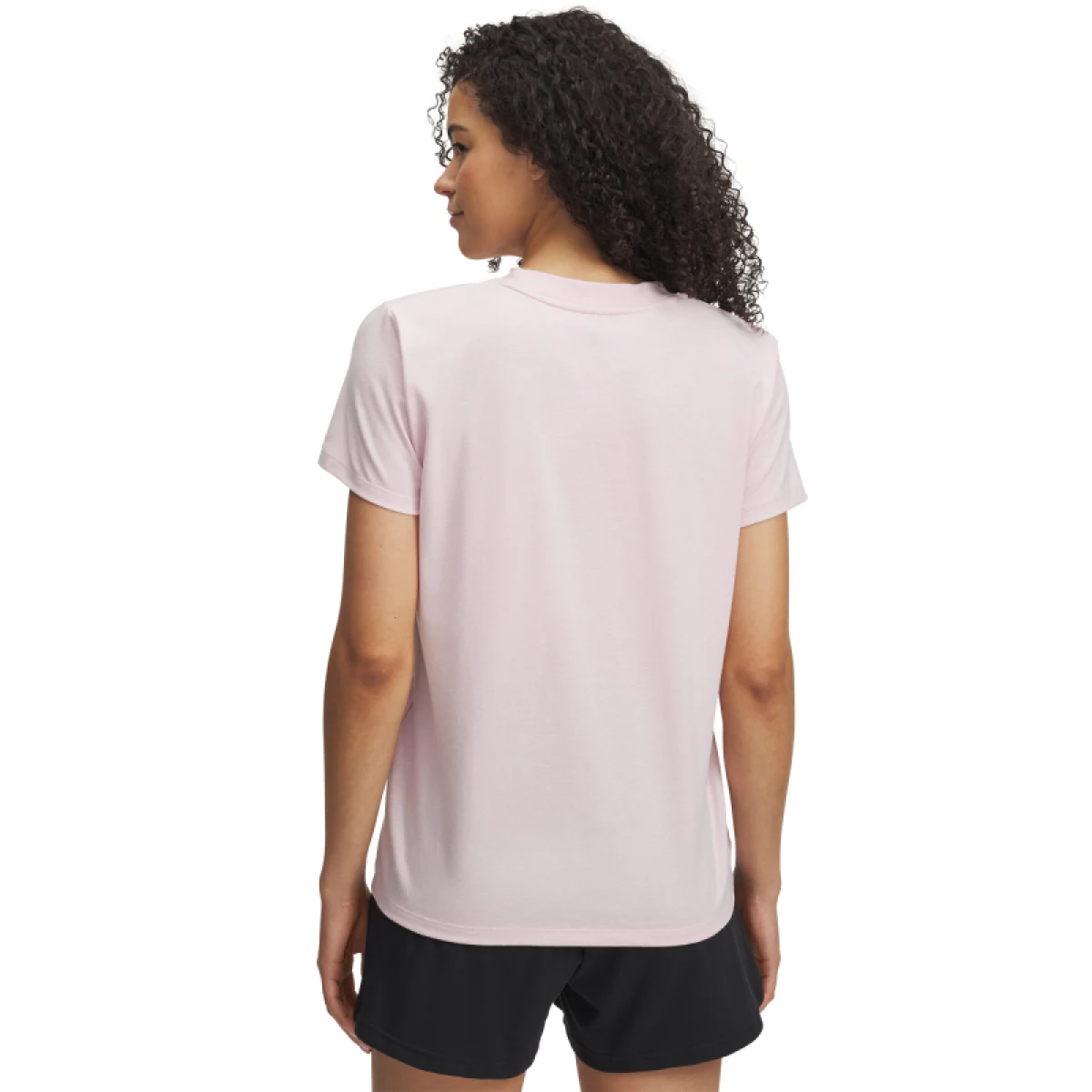 Dámske tričko s krátkym rukávom UNDER ARMOUR UA Rival Core SS-PNK · záber 2