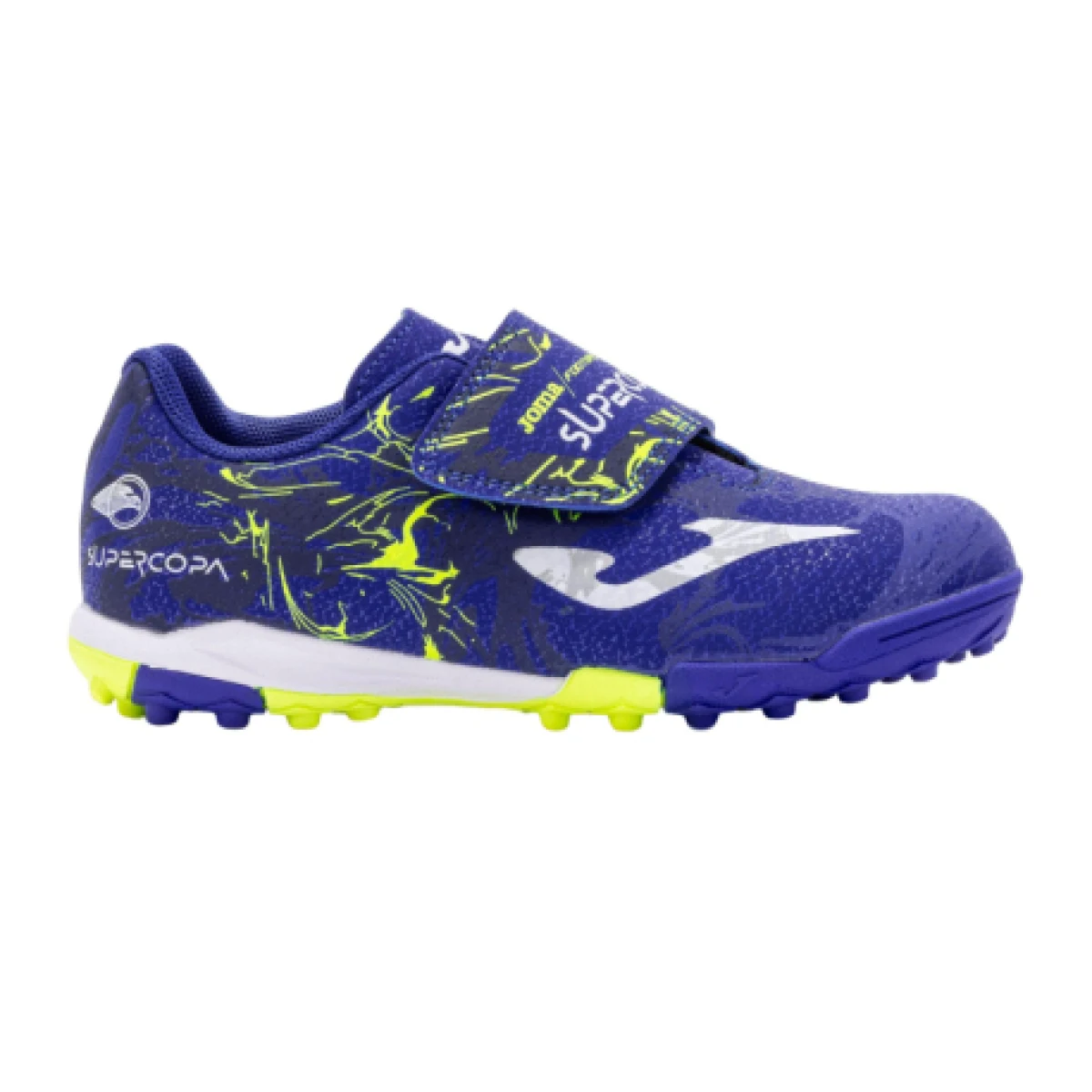 Chlapčenské futbalové kopačky turfy JOMA Super Copa 2403 K TF royal blue · záber 1