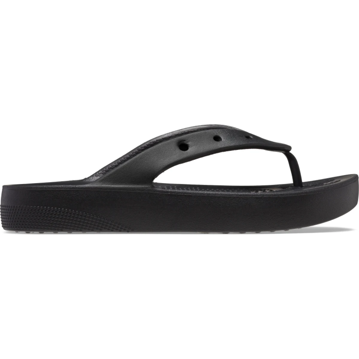Dámske žabky (plážová obuv) CROCS Classic Platform Flip W black · záber 2