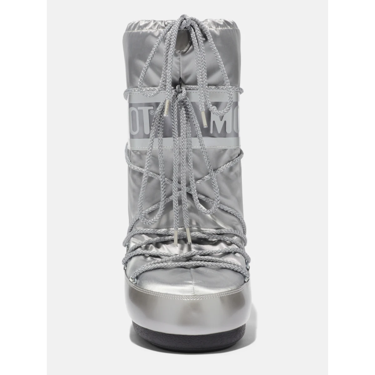 Juniorské vysoké zimné topánky MOON BOOT MB ICON GLANCE-JR, H001 SILVER · záber 3