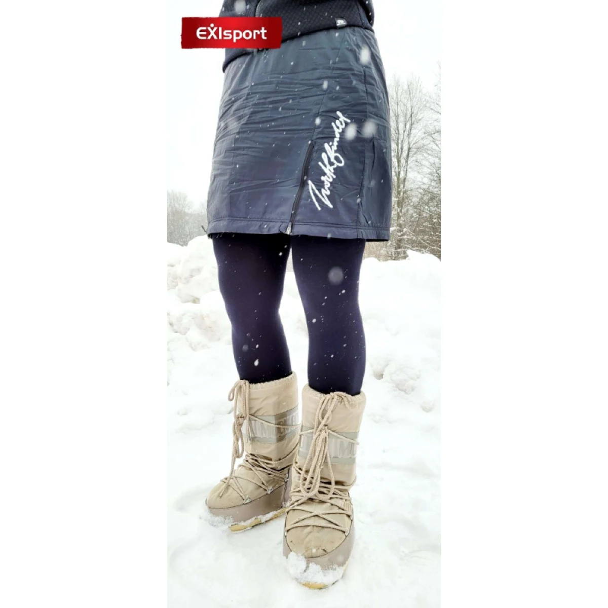 Dámska sukňa na skialp NORTHFINDER ALBERTA-269-black · záber 3