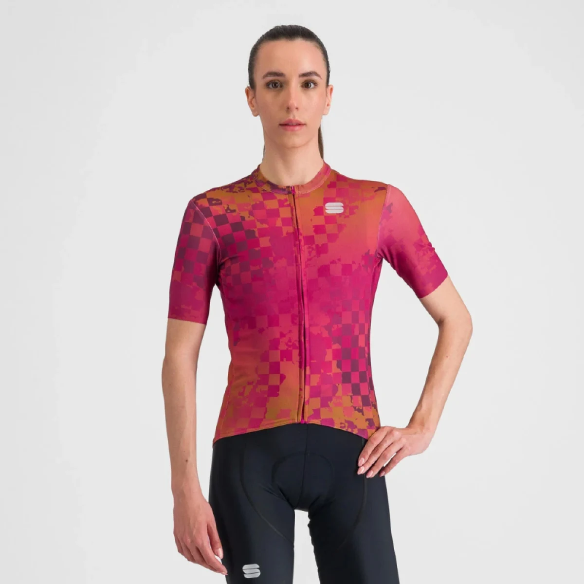 Dámsky cyklistický dres s krátkym rukávom SPORTFUL Rocket w jersey, cyclamen liquorice · záber 2